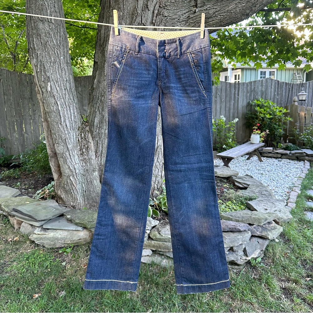 Diesel Dark Blue Flare Women's Jeans
